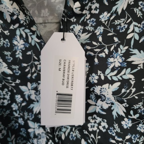 NWT Erdem x Universal Standard Primrose Floral Ruffle Shirt Dress Size Medium - Picture 6 of 15